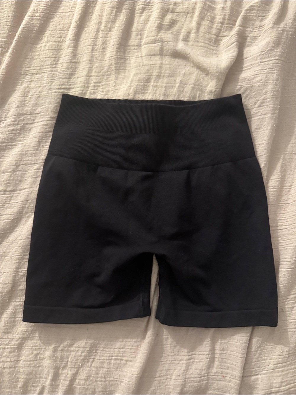 Women’s High-Rise Black Bike Shorts